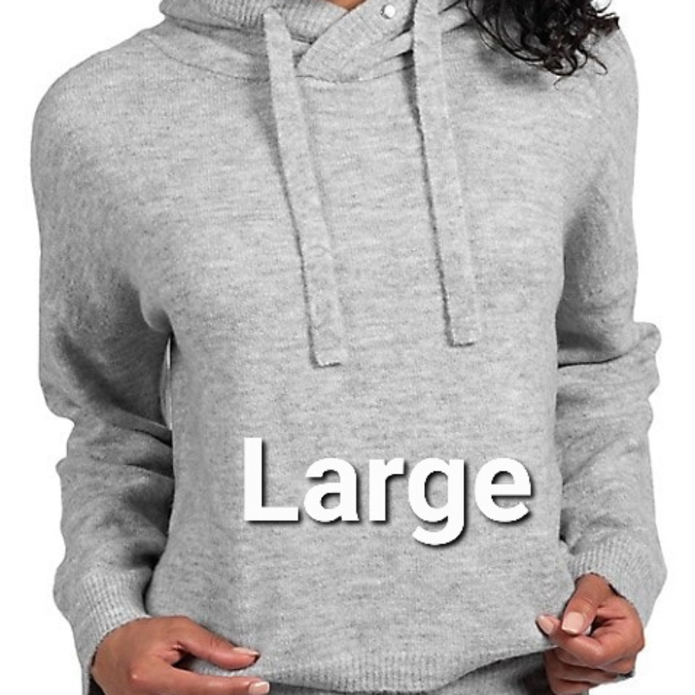 LATTELOVE NWT Hooded Sweater size US L